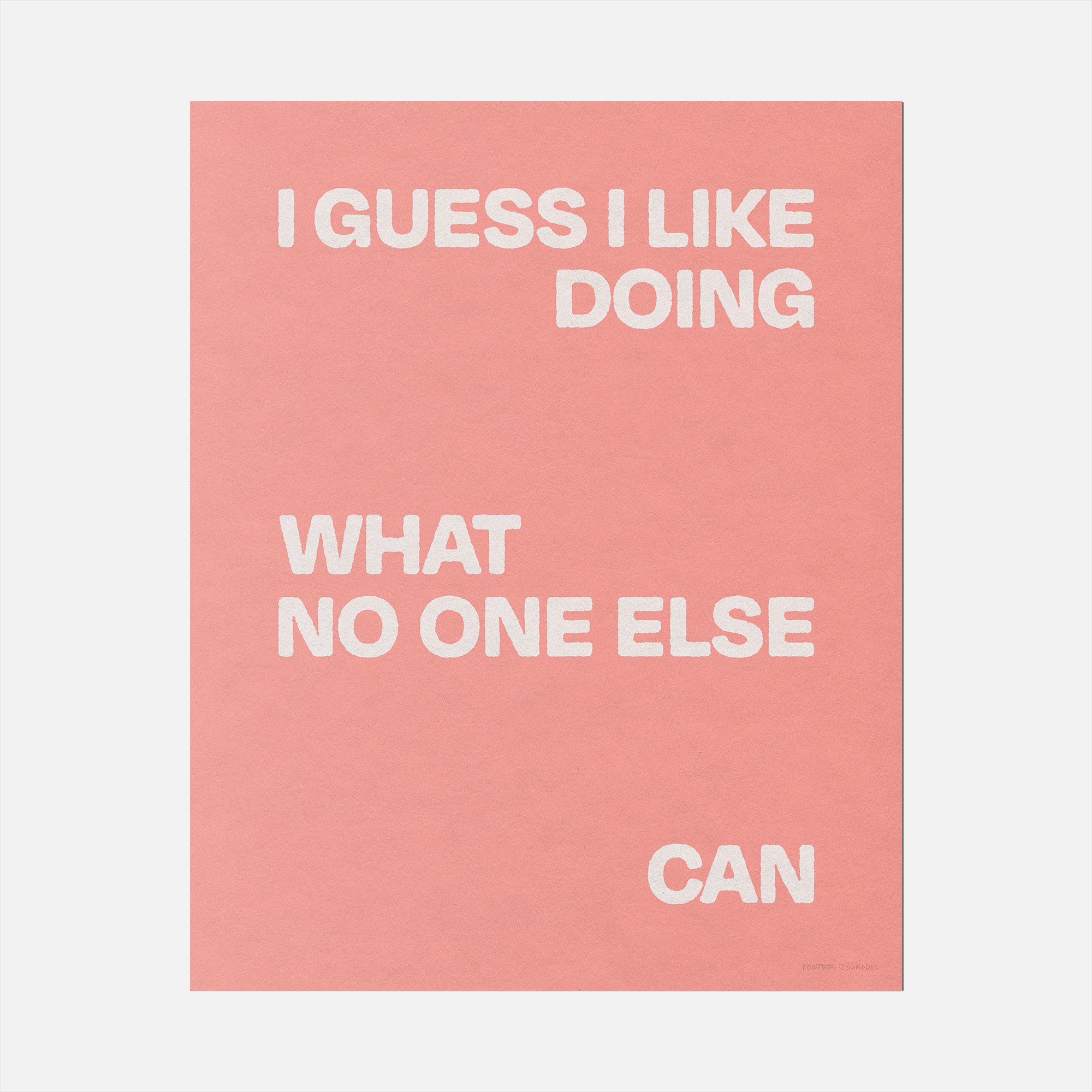 DOING PRINT