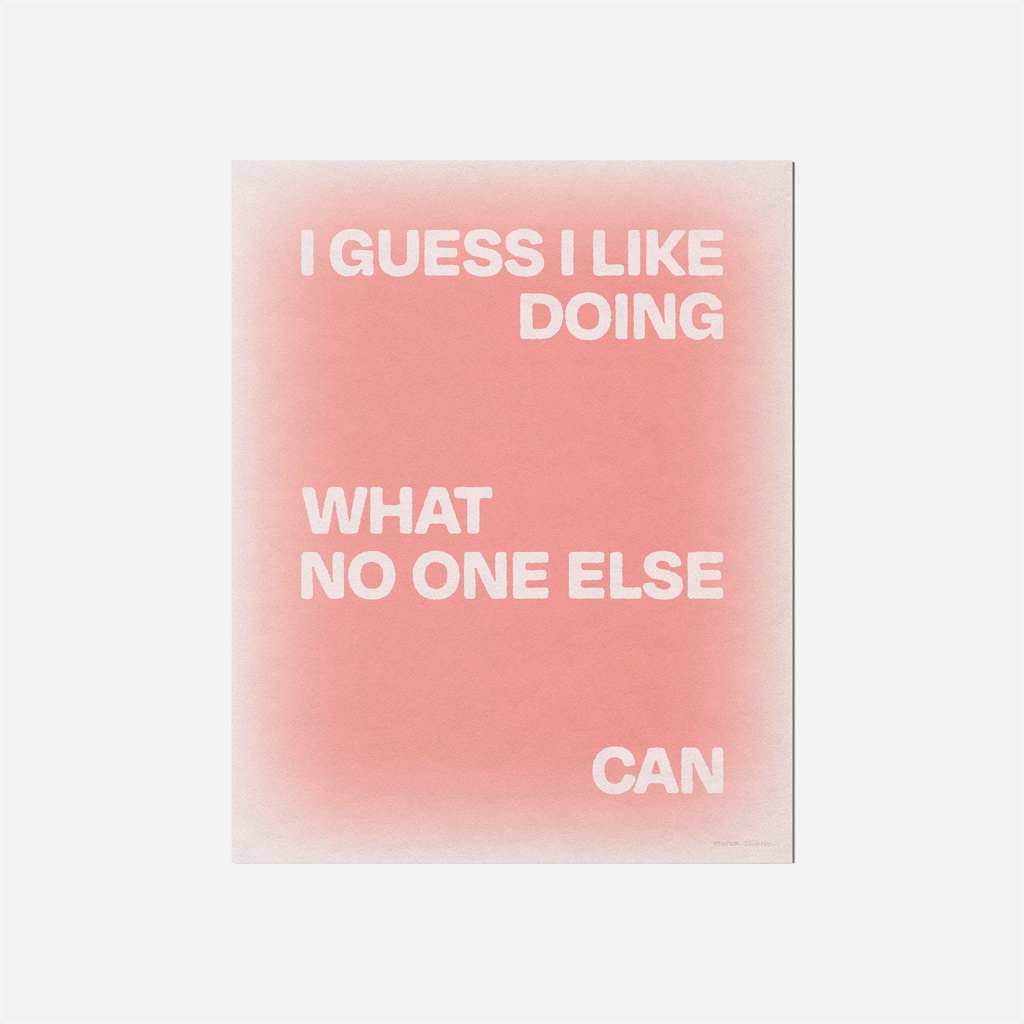 DOING PRINT