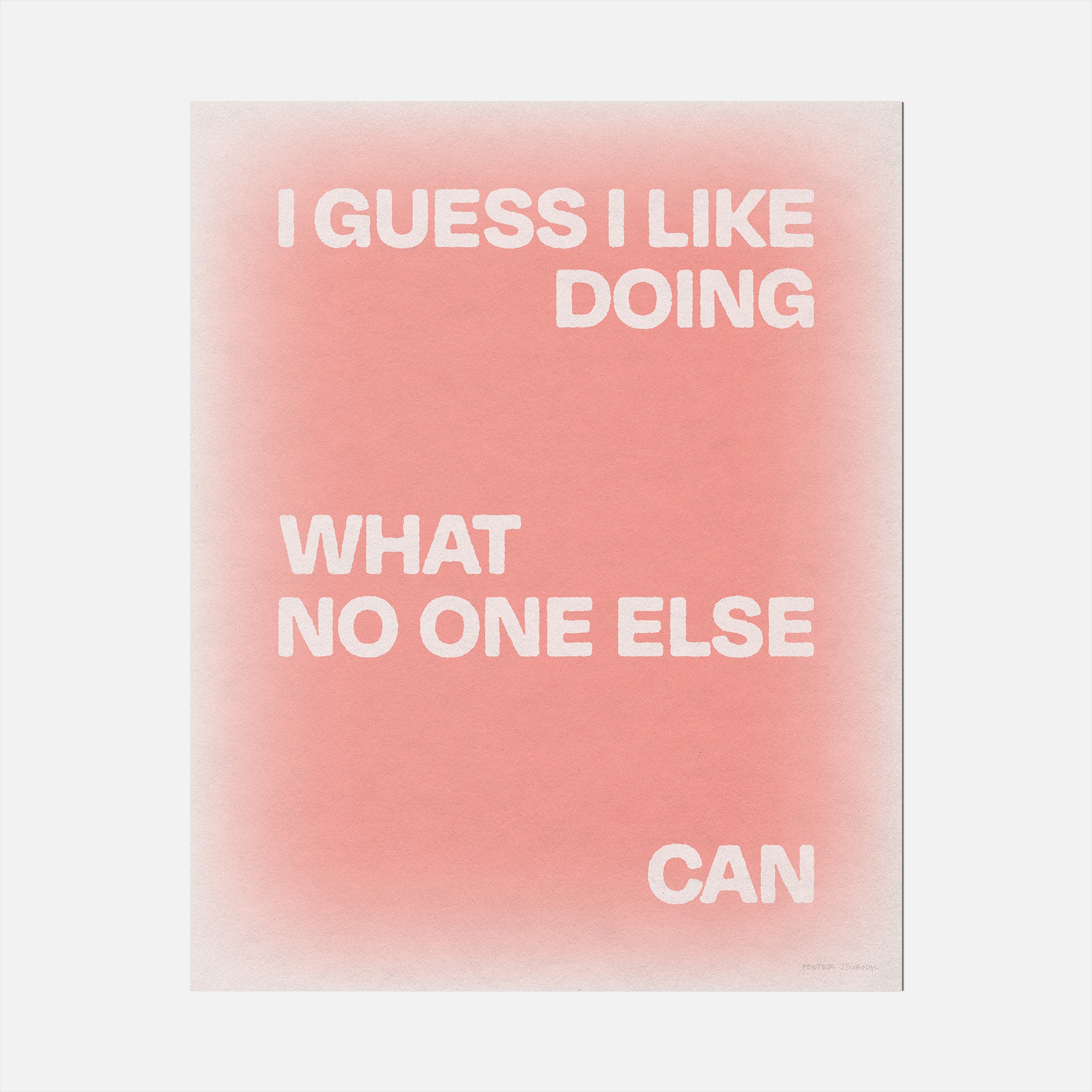 DOING PRINT