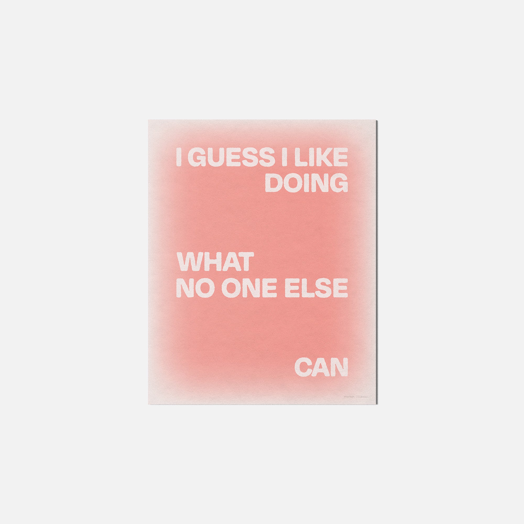 DOING PRINT