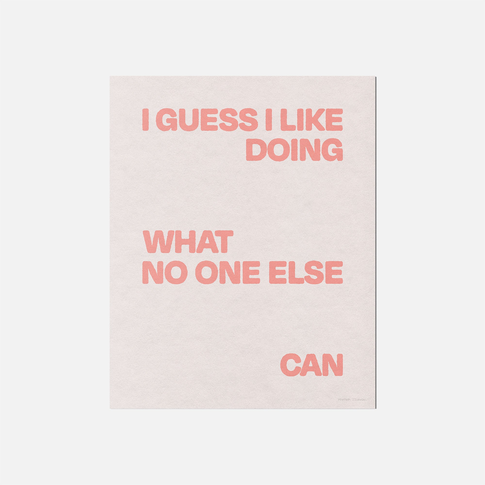 DOING PRINT