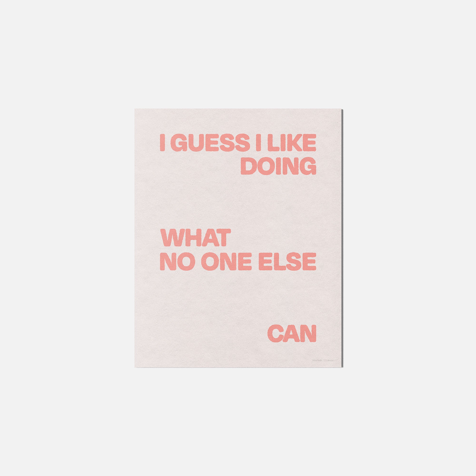 DOING PRINT