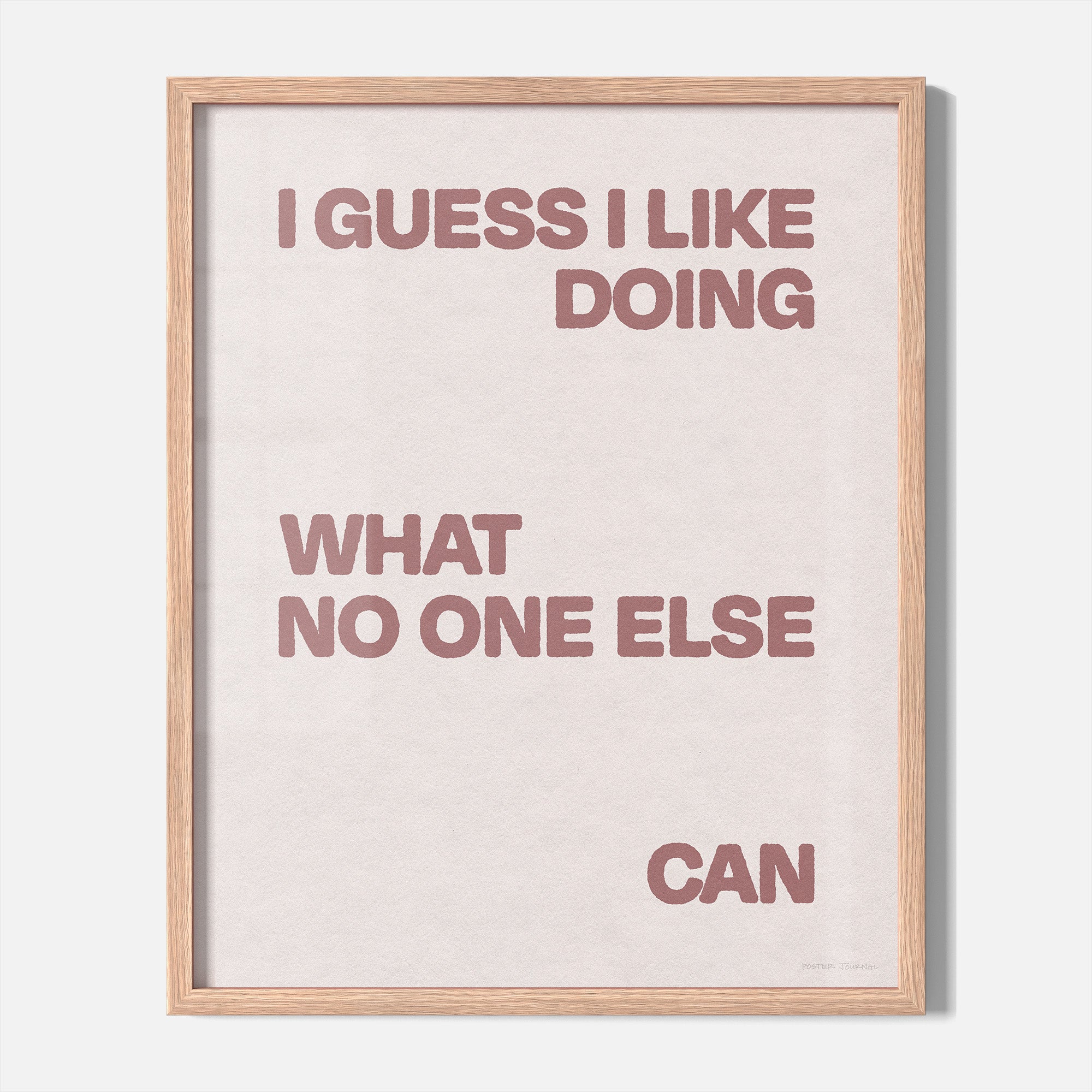 DOING PRINT