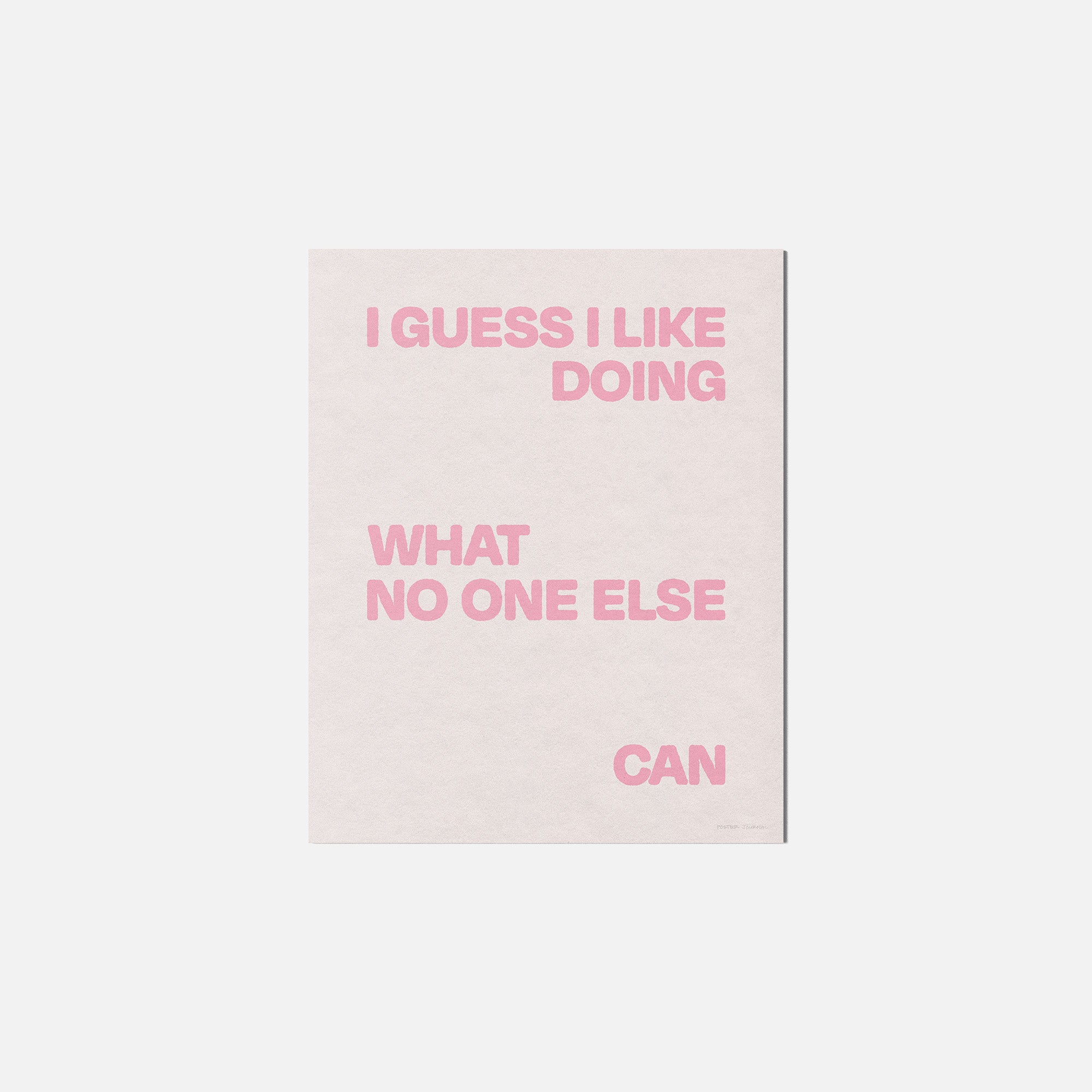 DOING PRINT