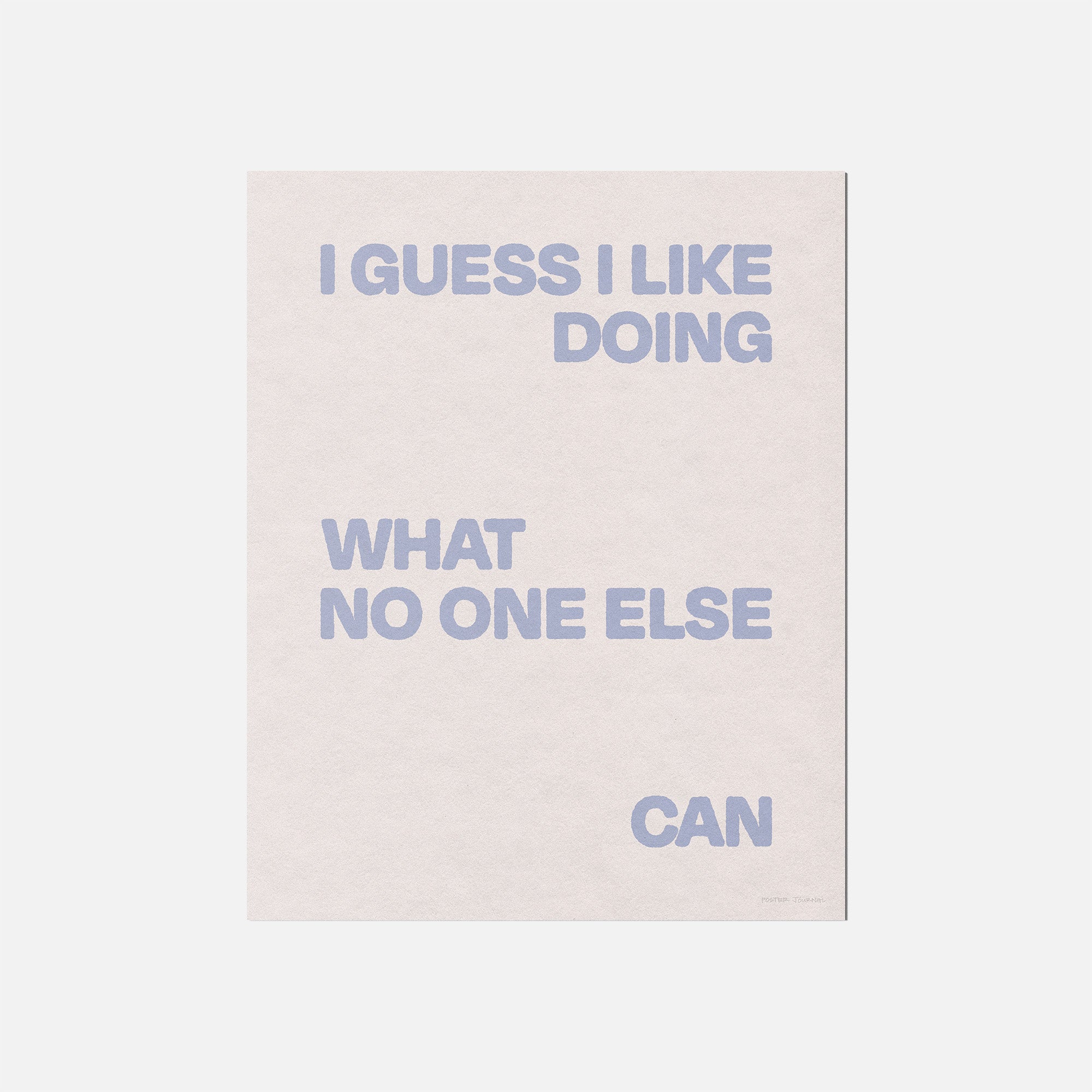 DOING PRINT