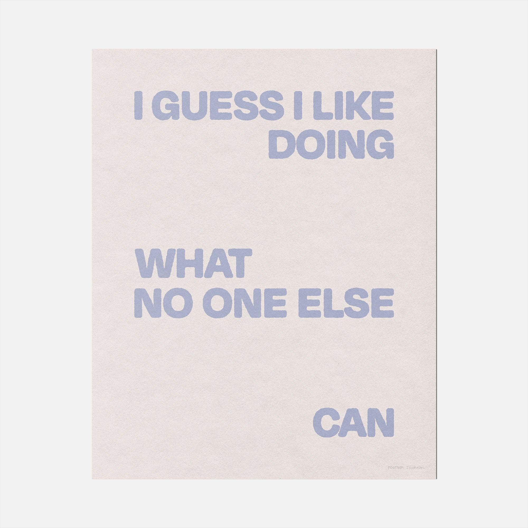 DOING PRINT