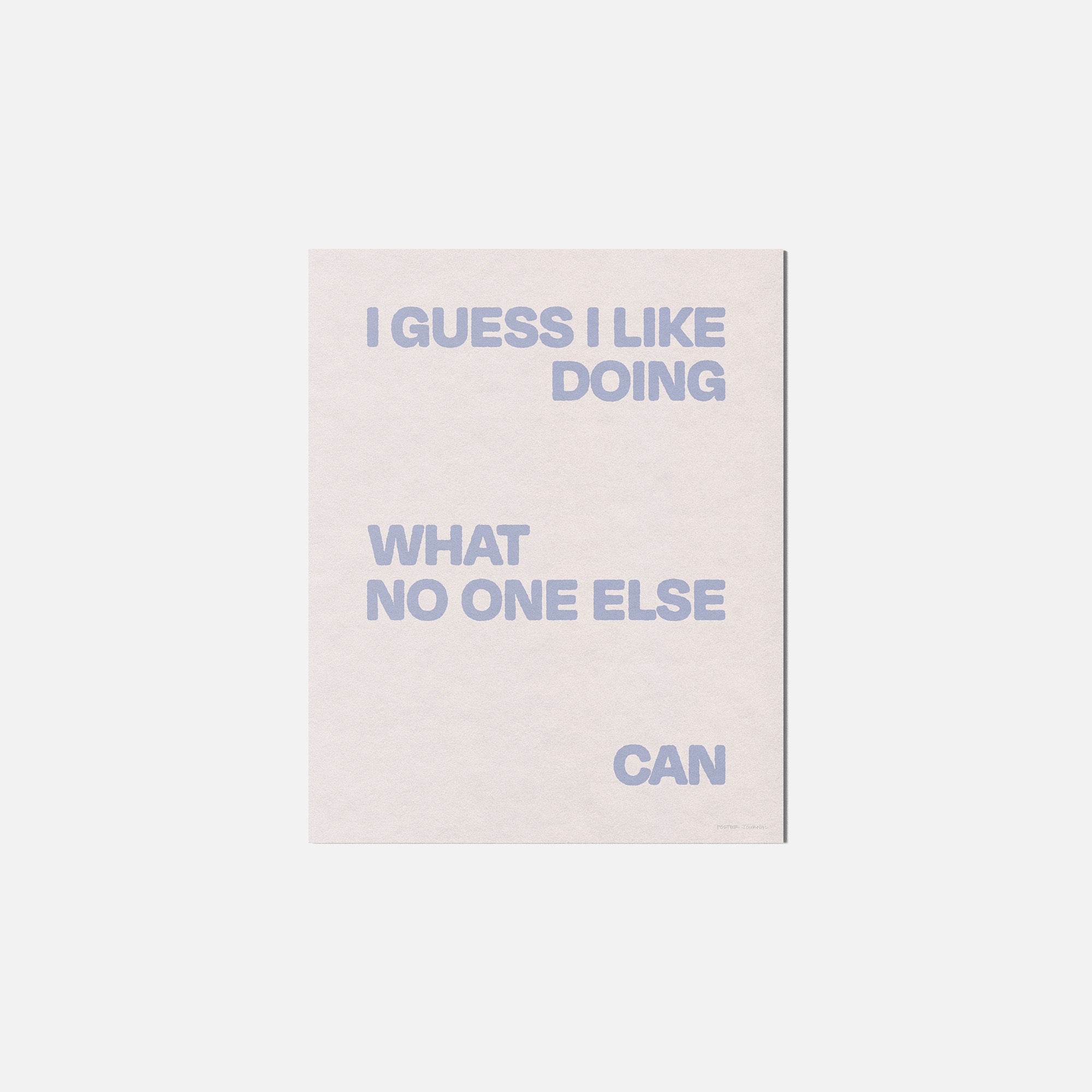 DOING PRINT