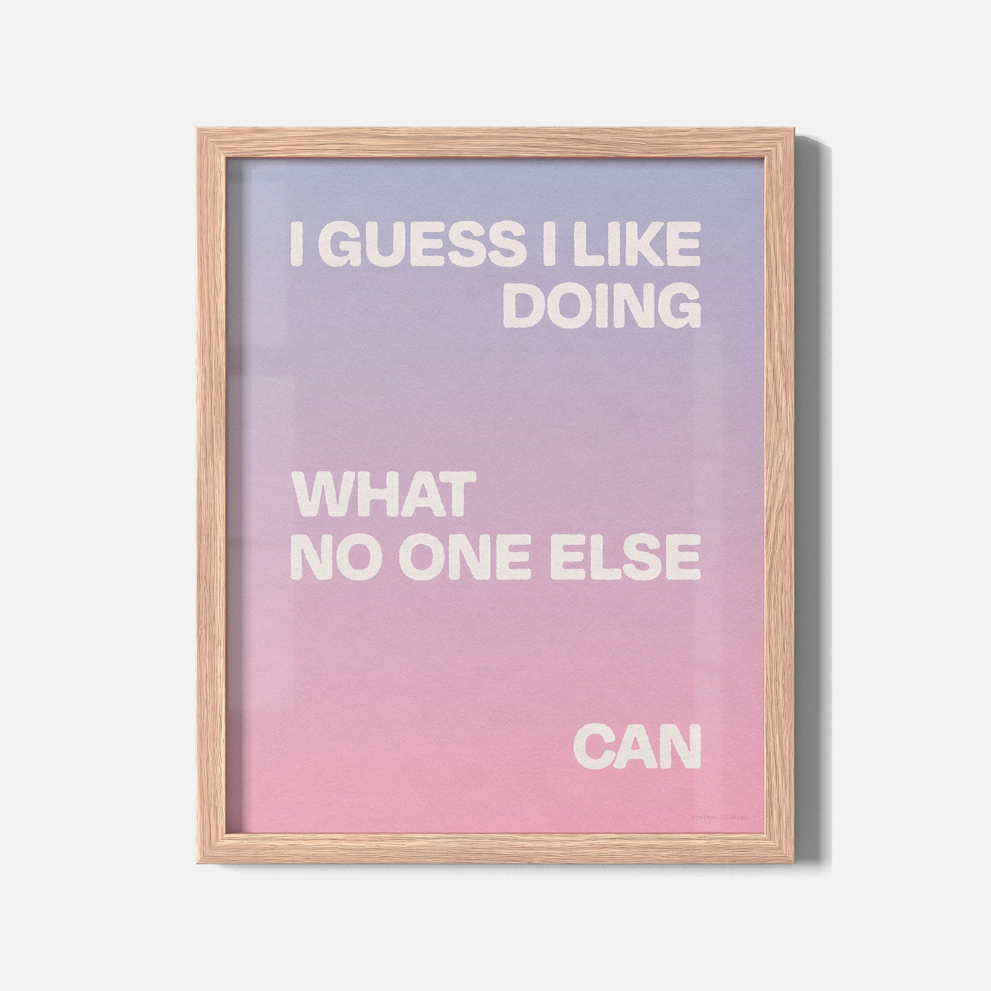 DOING PRINT