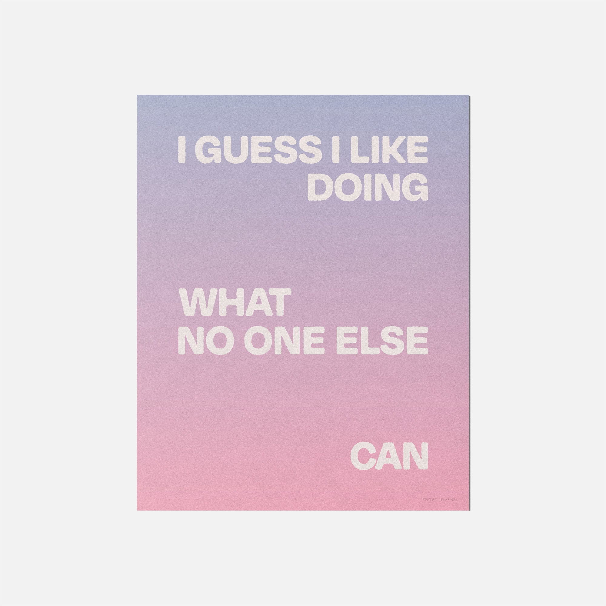 DOING PRINT