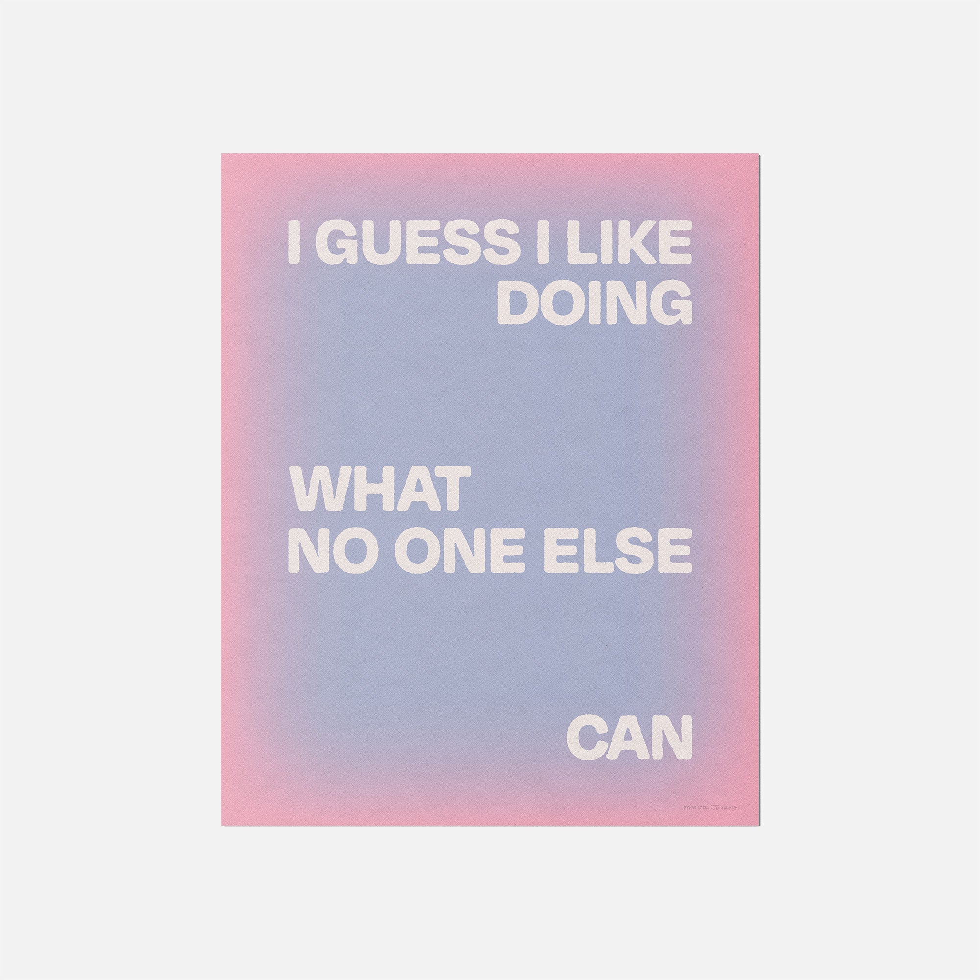 DOING PRINT