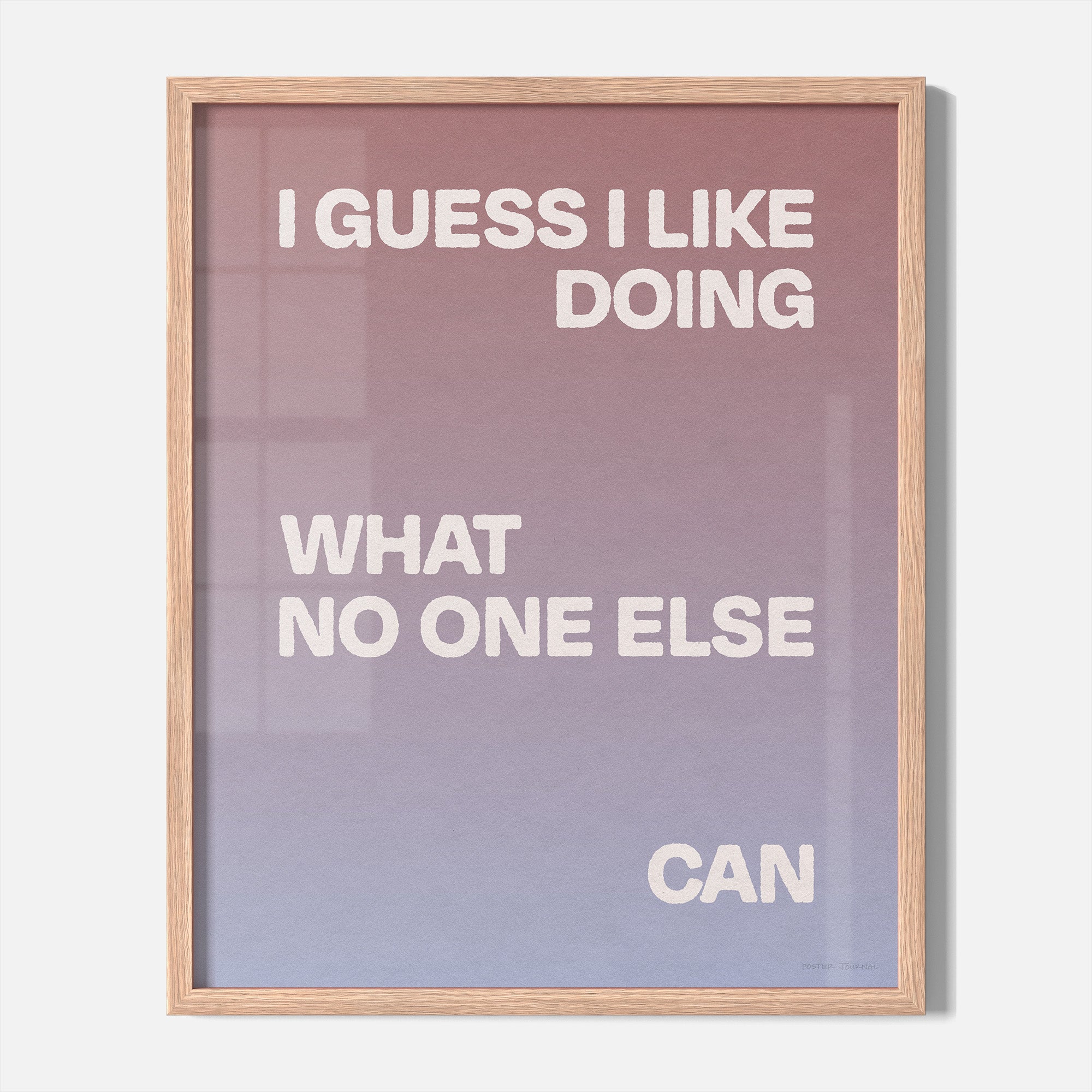 DOING PRINT