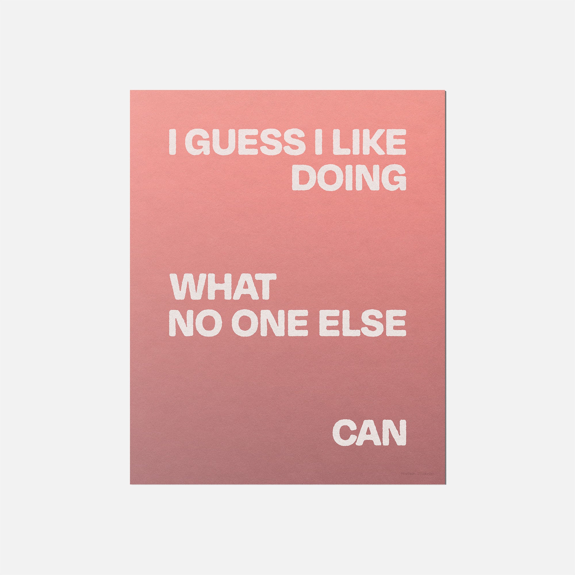 DOING PRINT