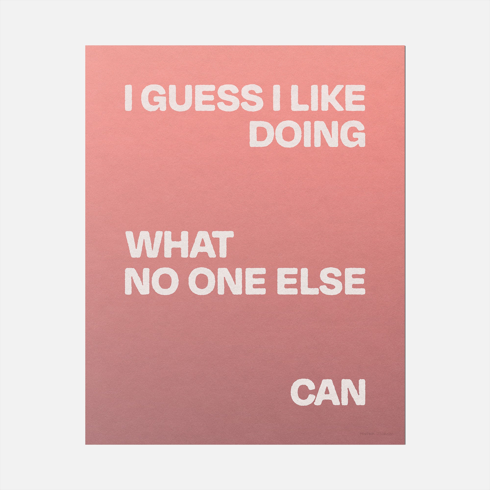 DOING PRINT