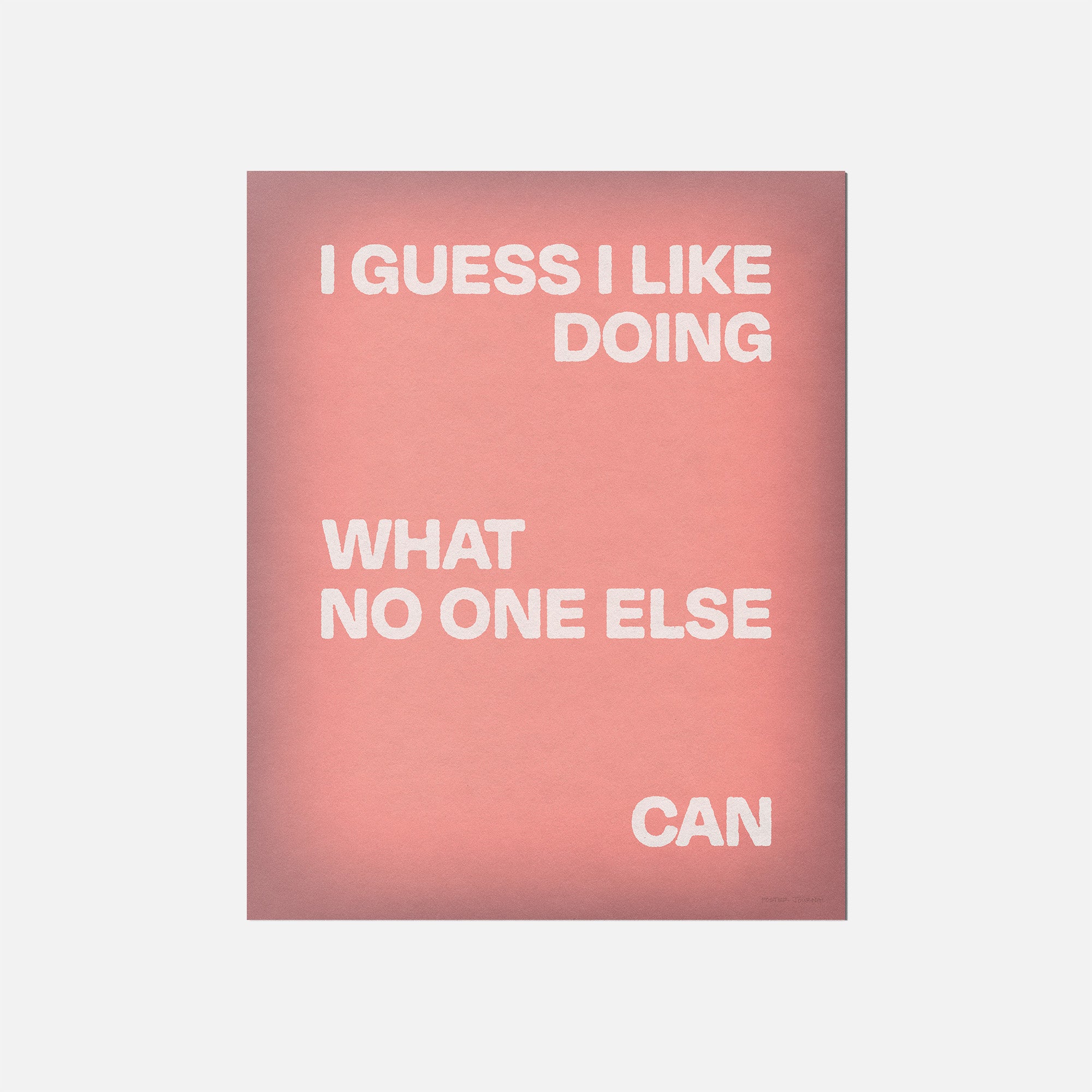 DOING PRINT