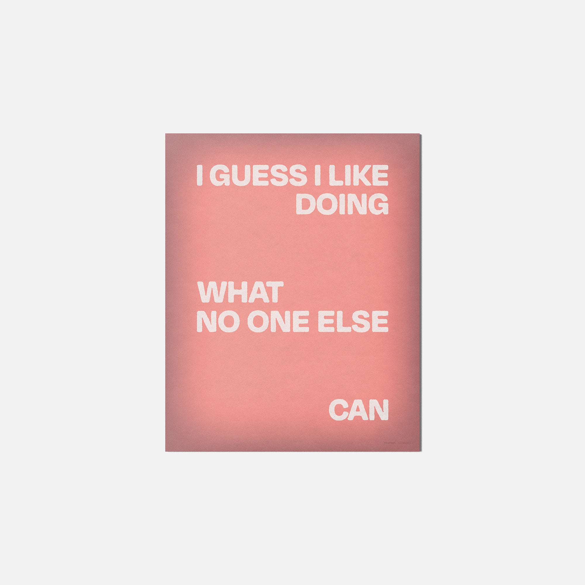 DOING PRINT