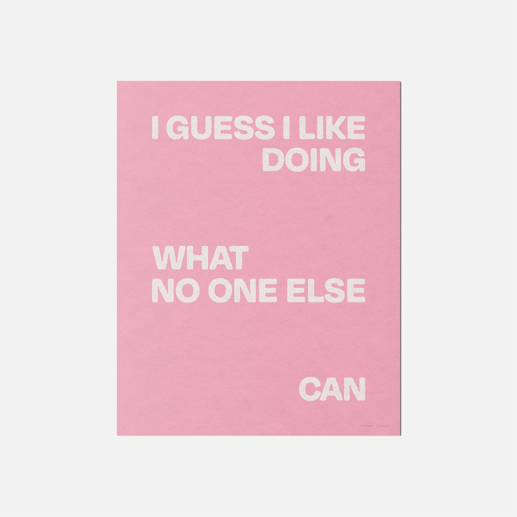 DOING PRINT