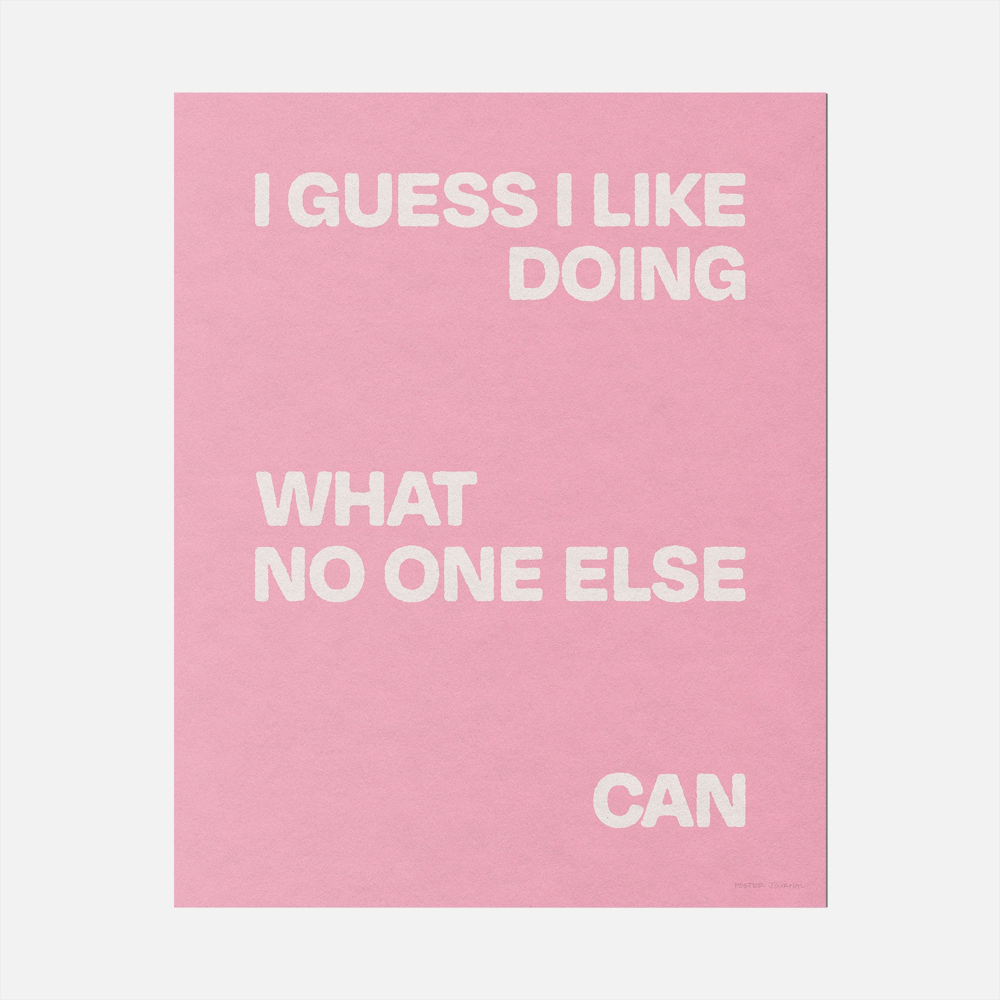 DOING PRINT