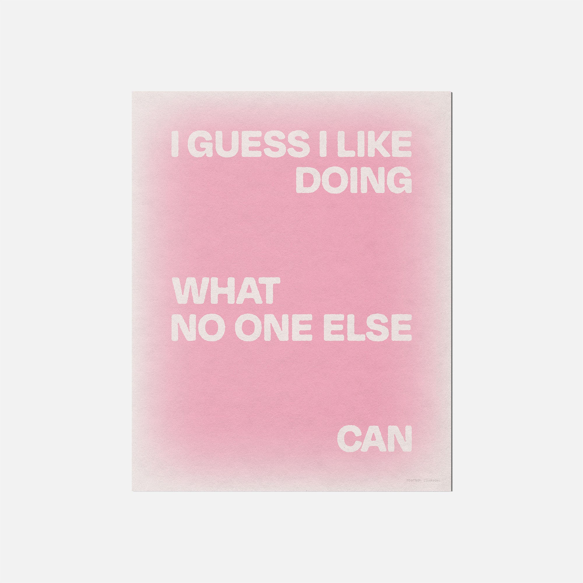 DOING PRINT