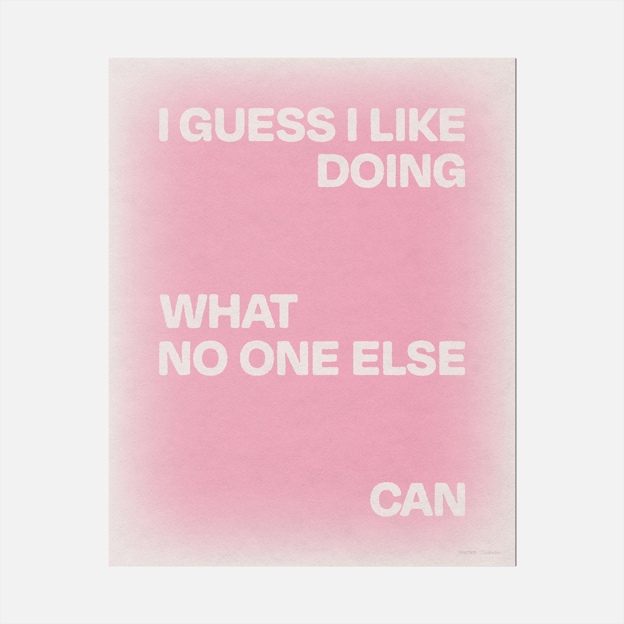 DOING PRINT