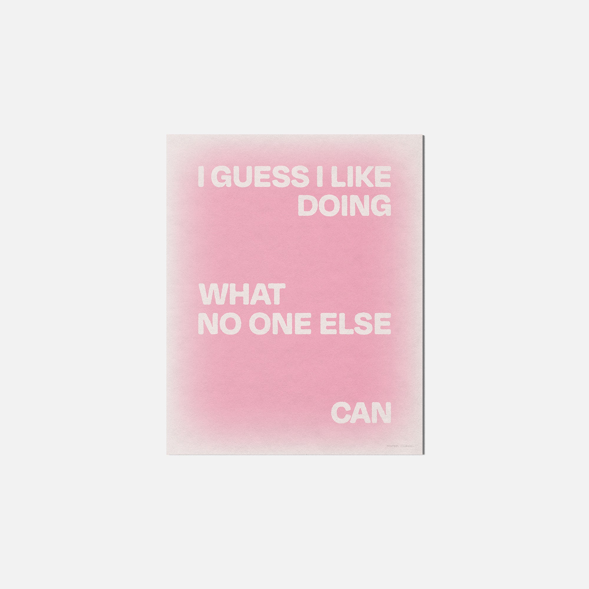 DOING PRINT