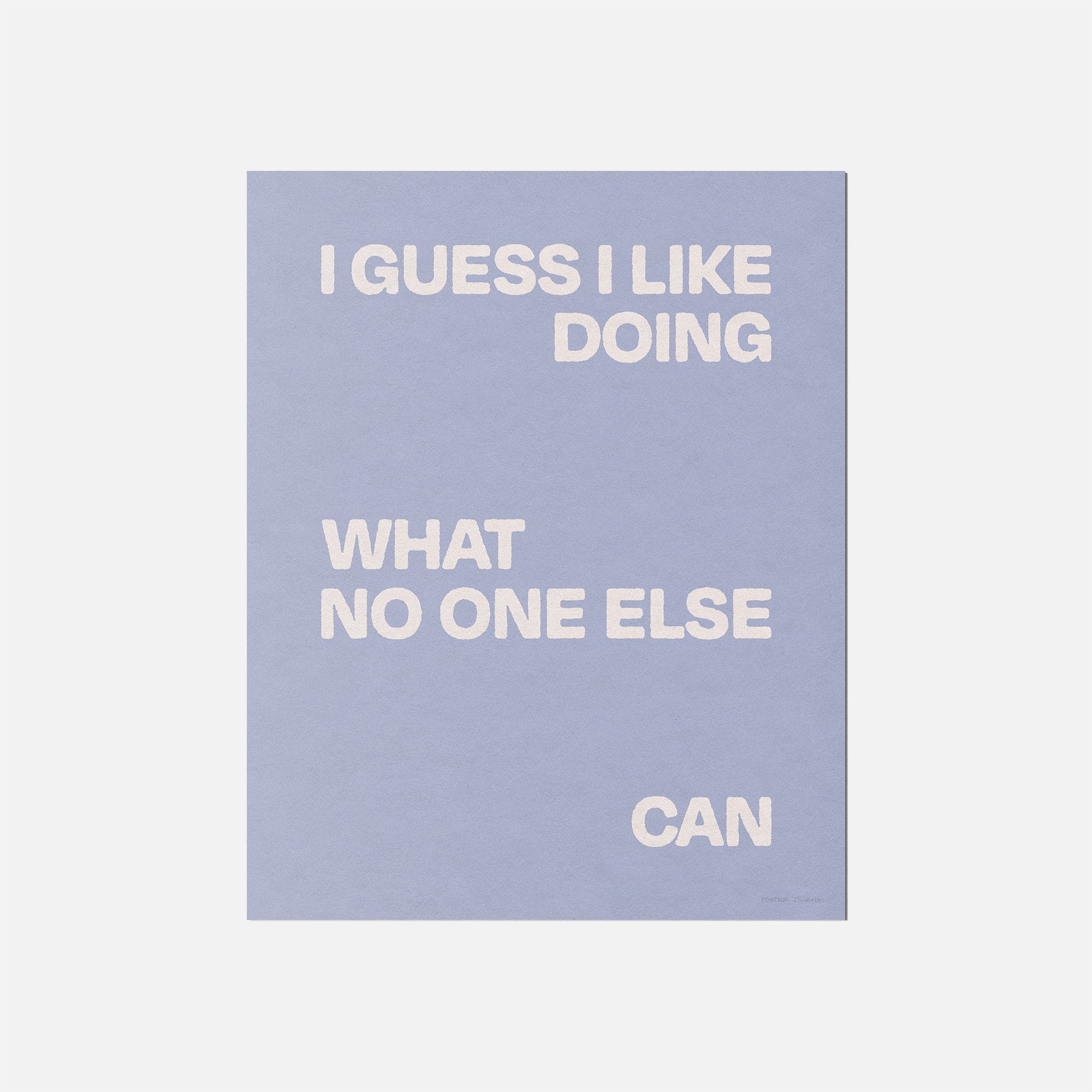 DOING PRINT