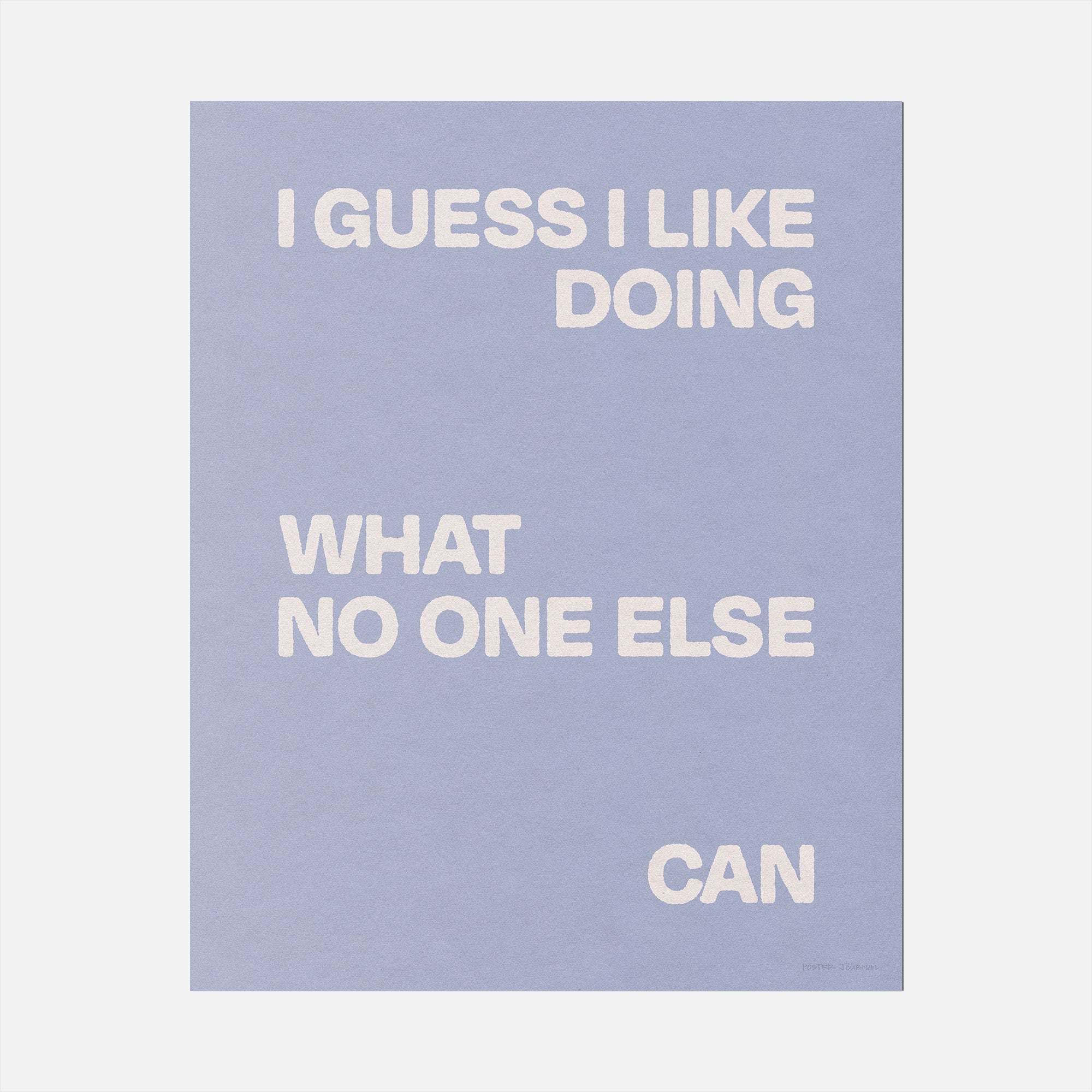 DOING PRINT