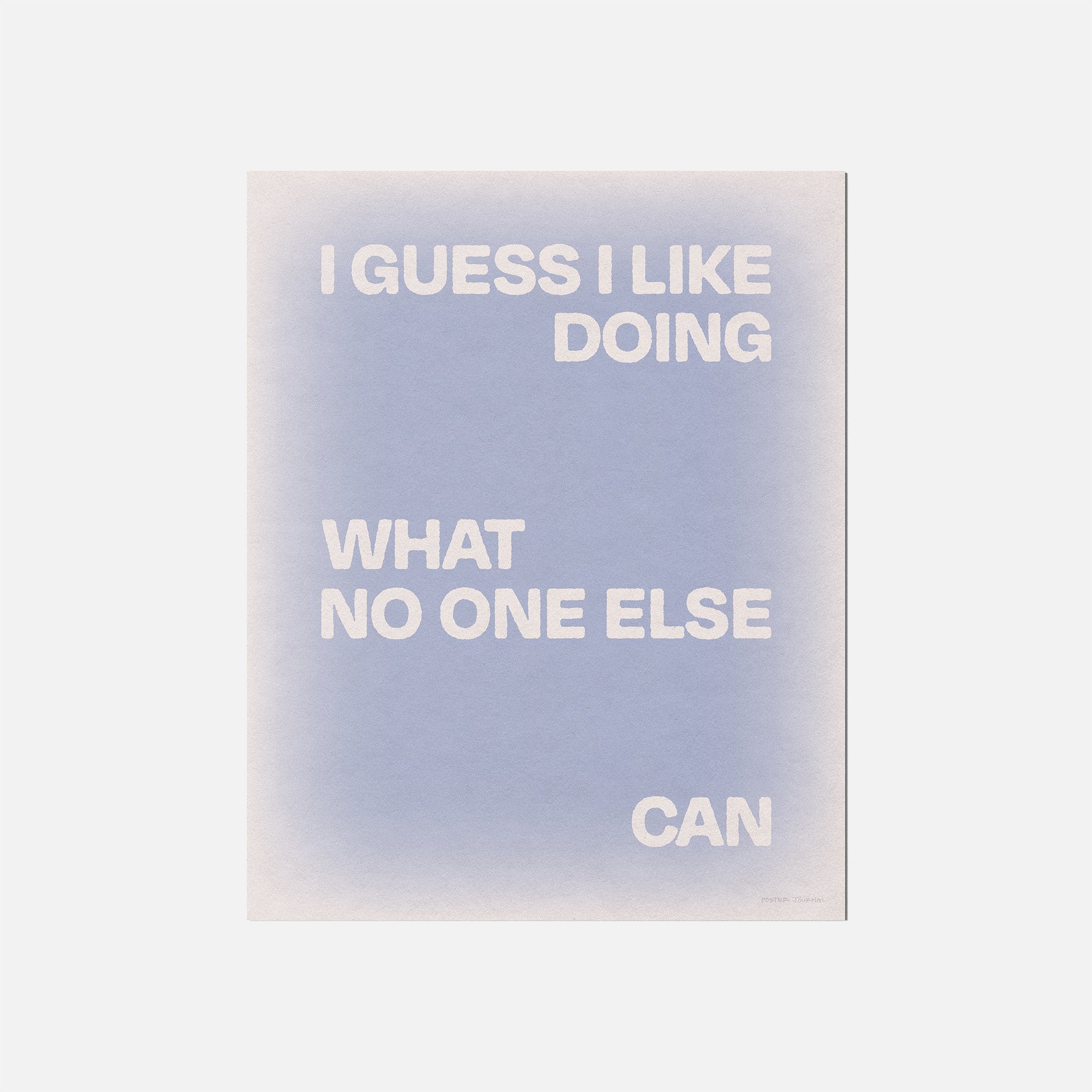 DOING PRINT