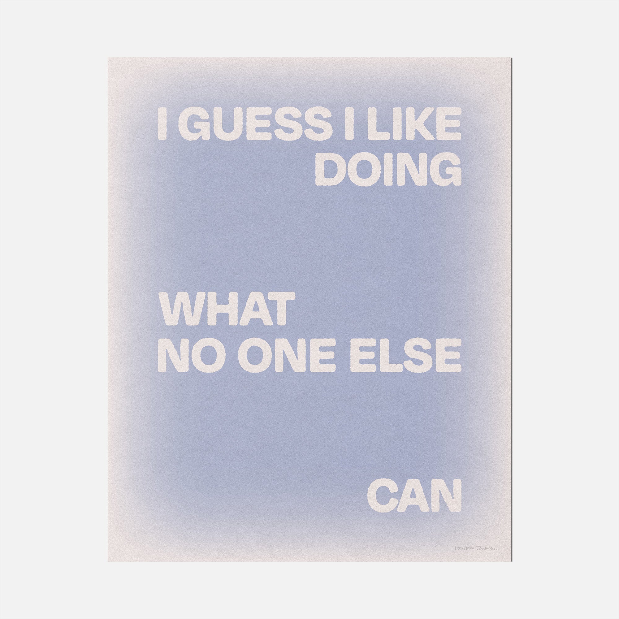 DOING PRINT
