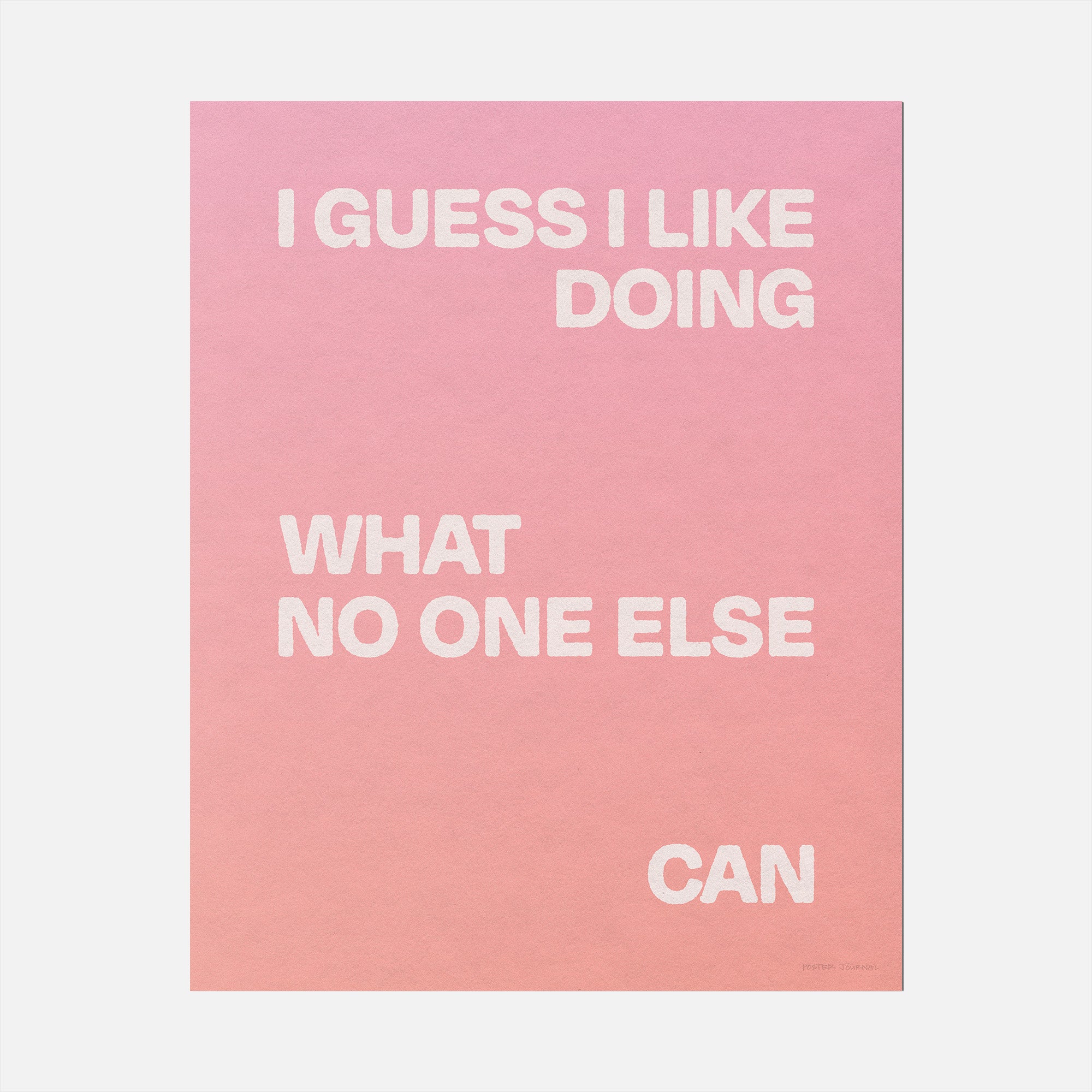 DOING PRINT