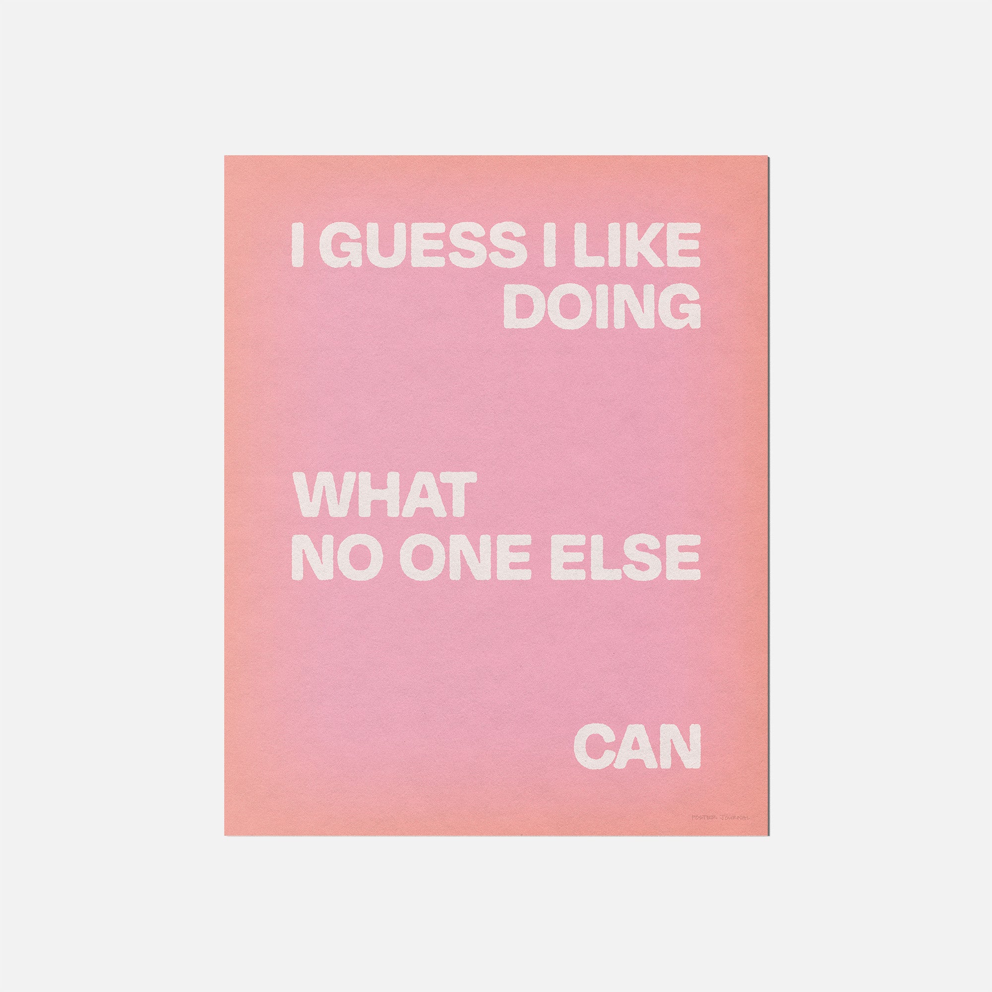 DOING PRINT