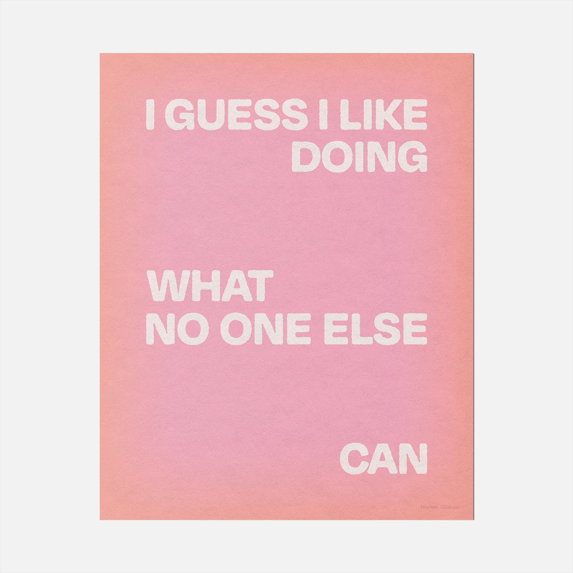 DOING PRINT