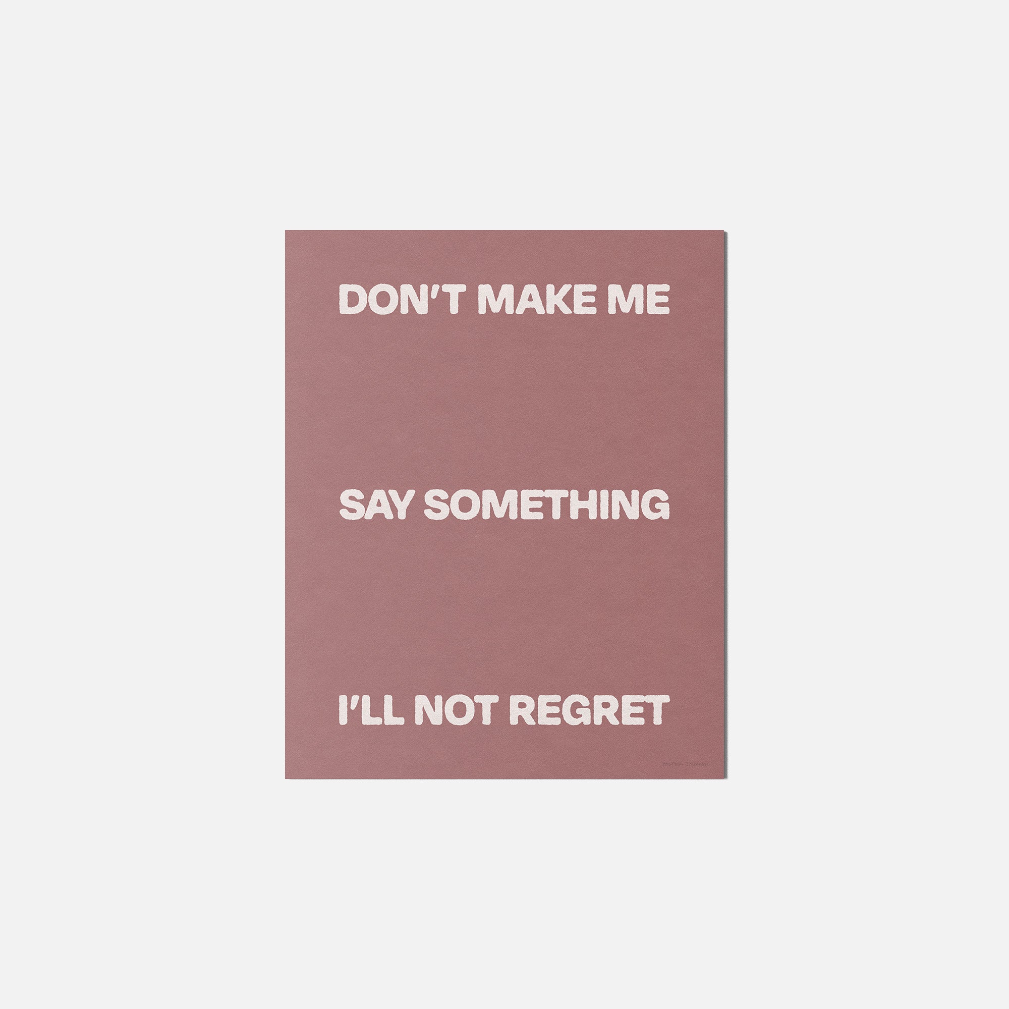 DONT PRINT