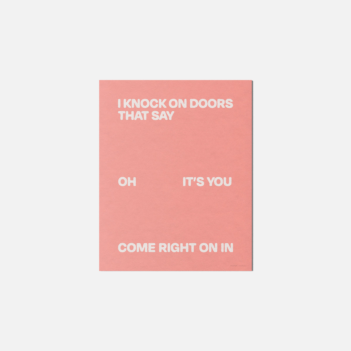 DOORS PRINT