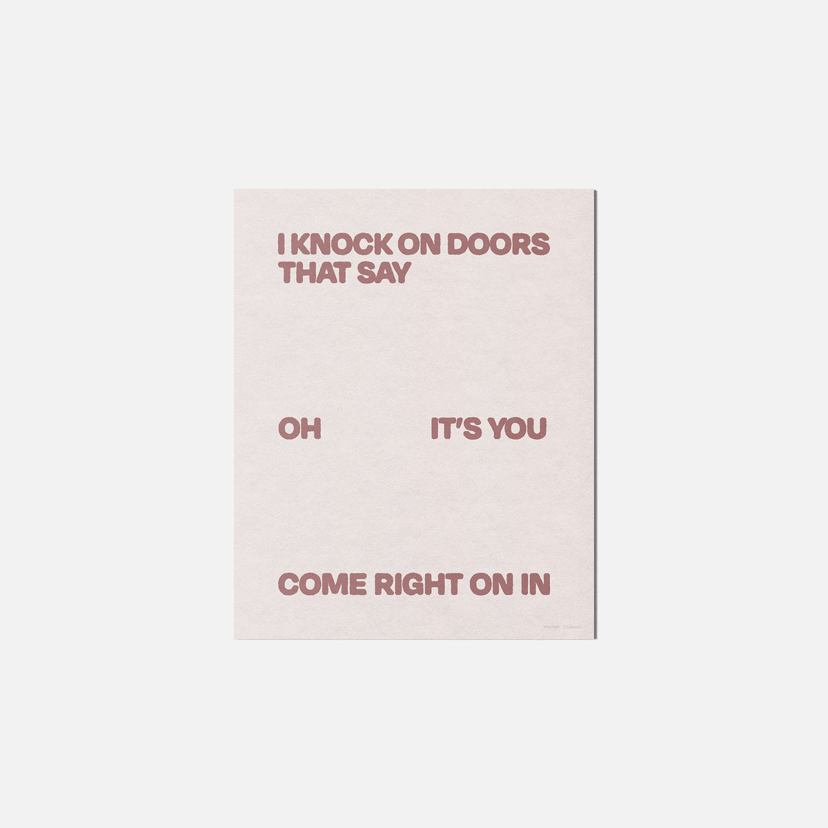 DOORS PRINT