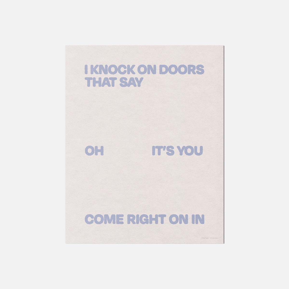 DOORS PRINT
