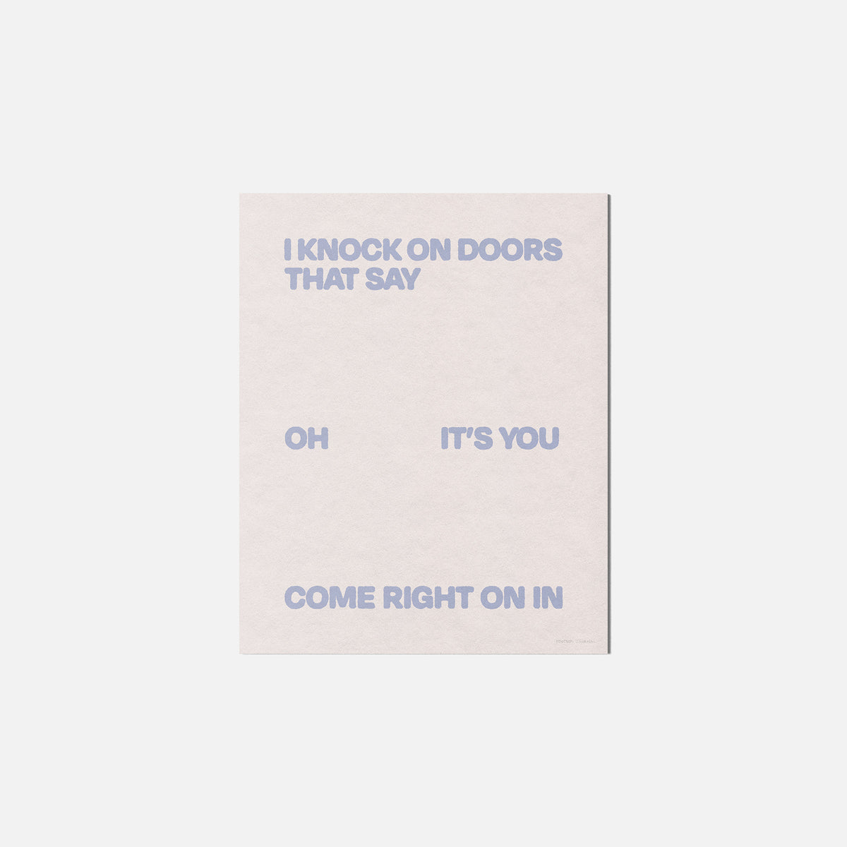 DOORS PRINT