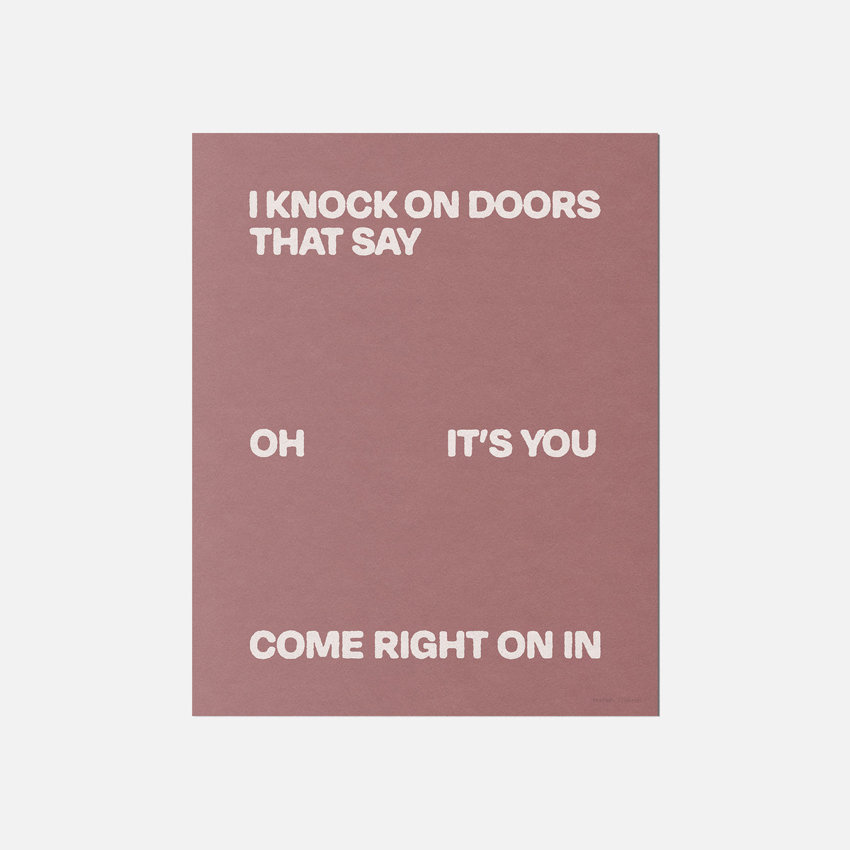 DOORS PRINT