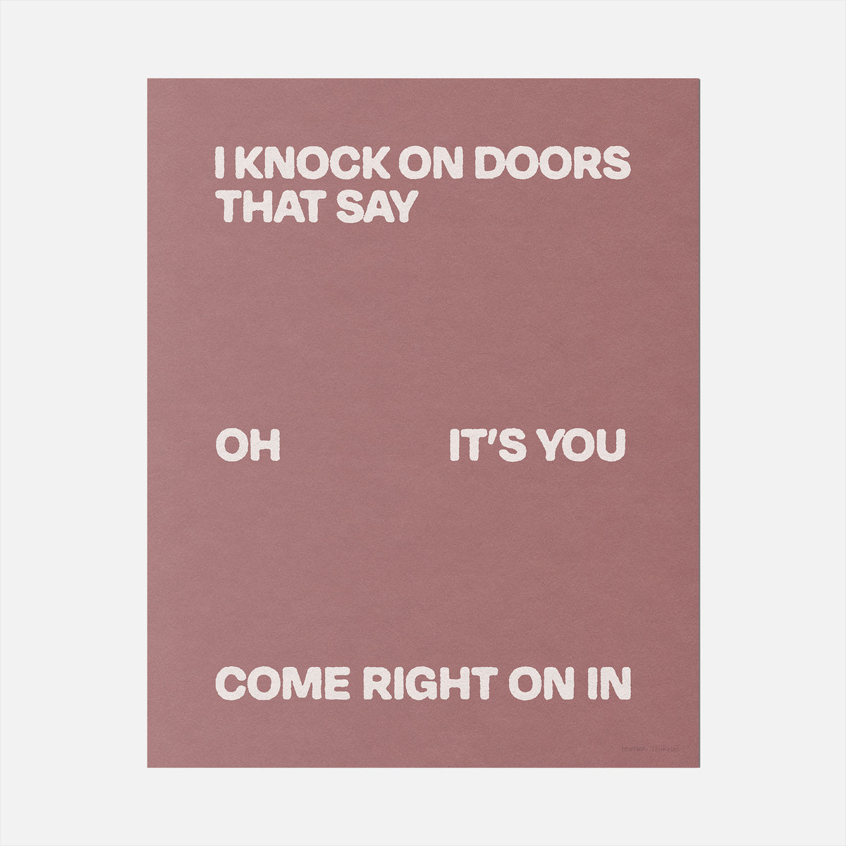 DOORS PRINT