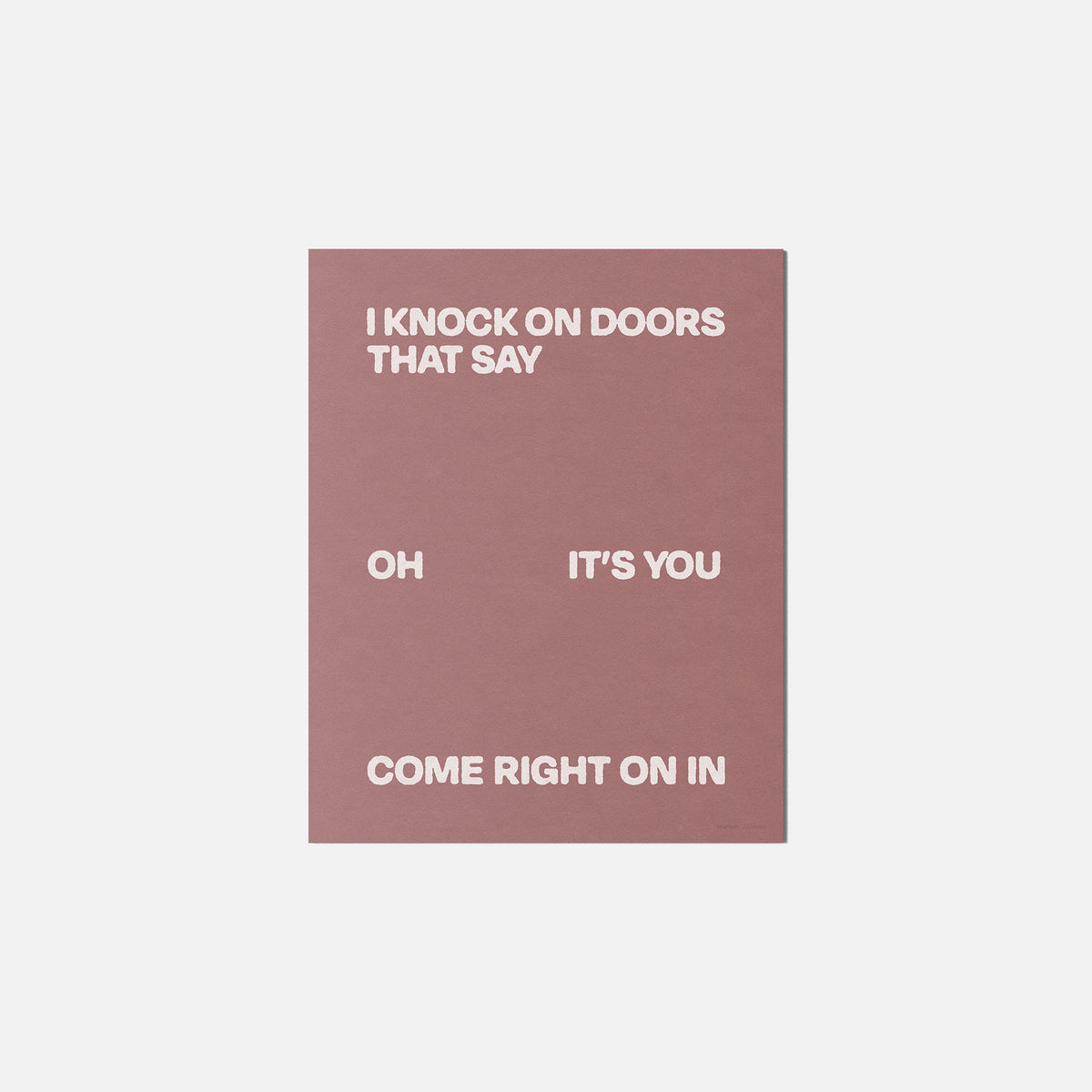 DOORS PRINT