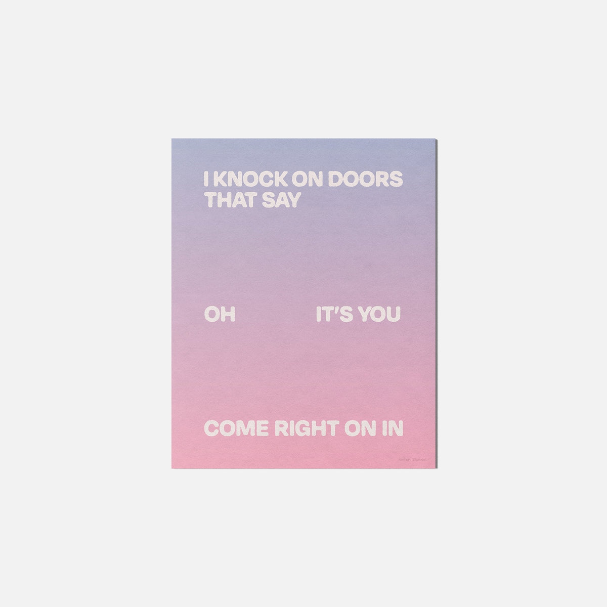 DOORS PRINT