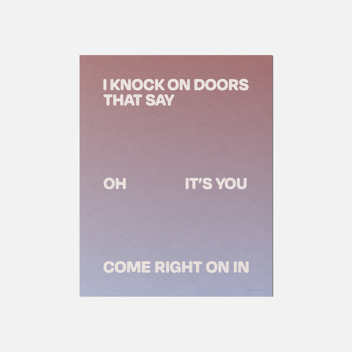DOORS PRINT