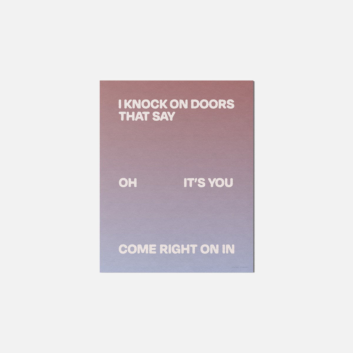 DOORS PRINT