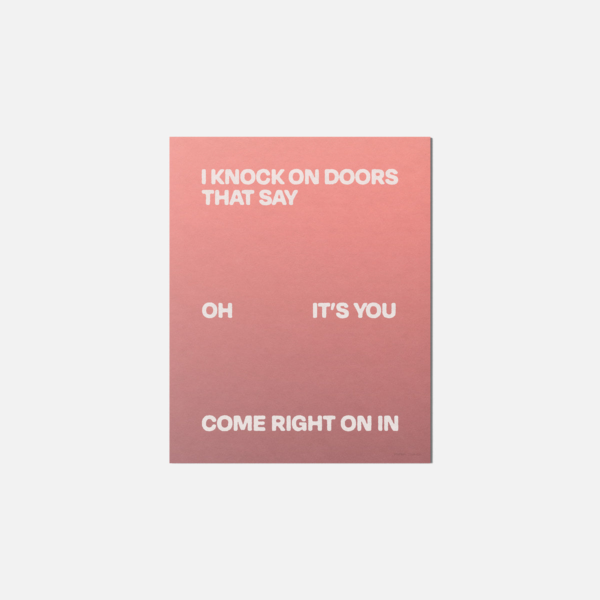 DOORS PRINT