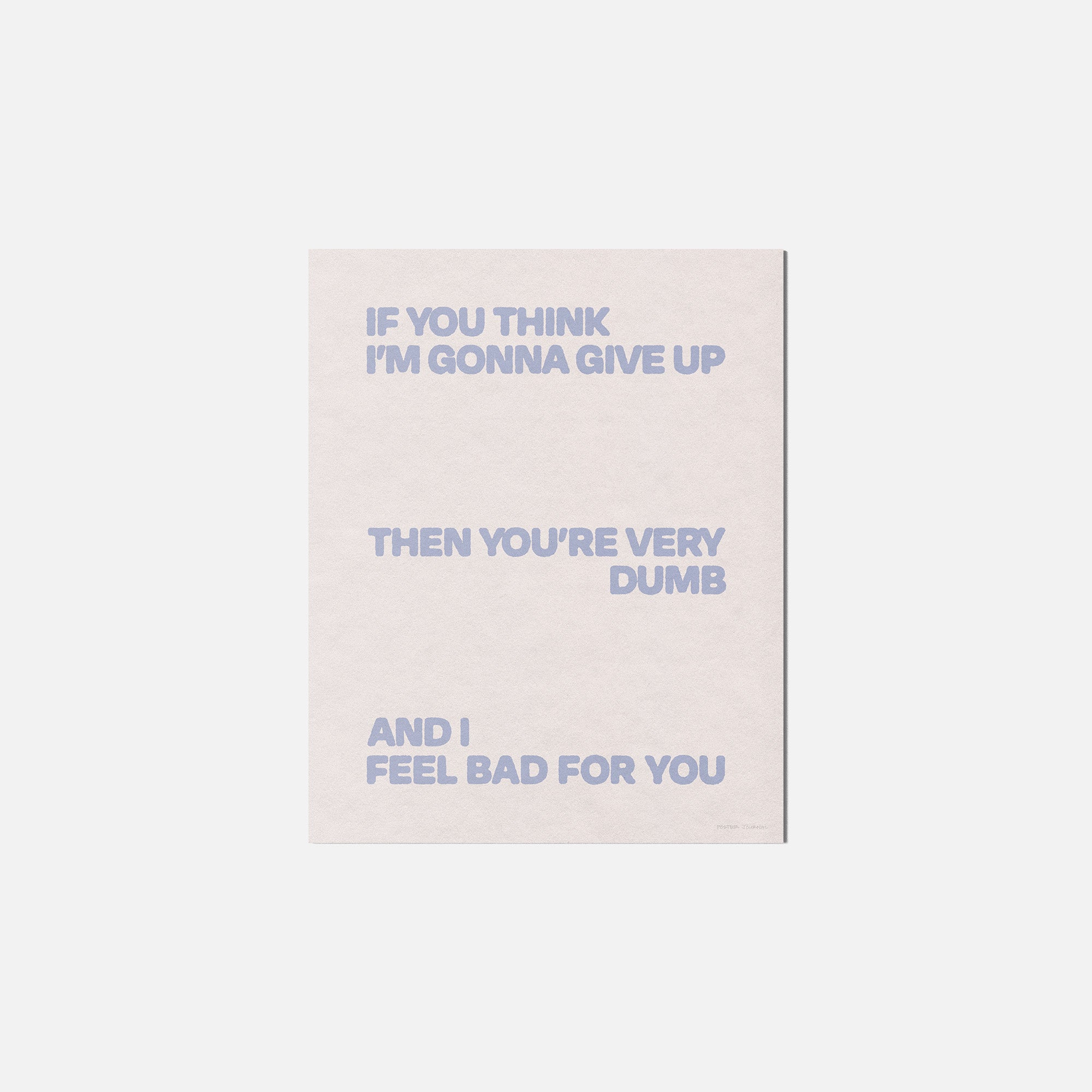 DUMB PRINT