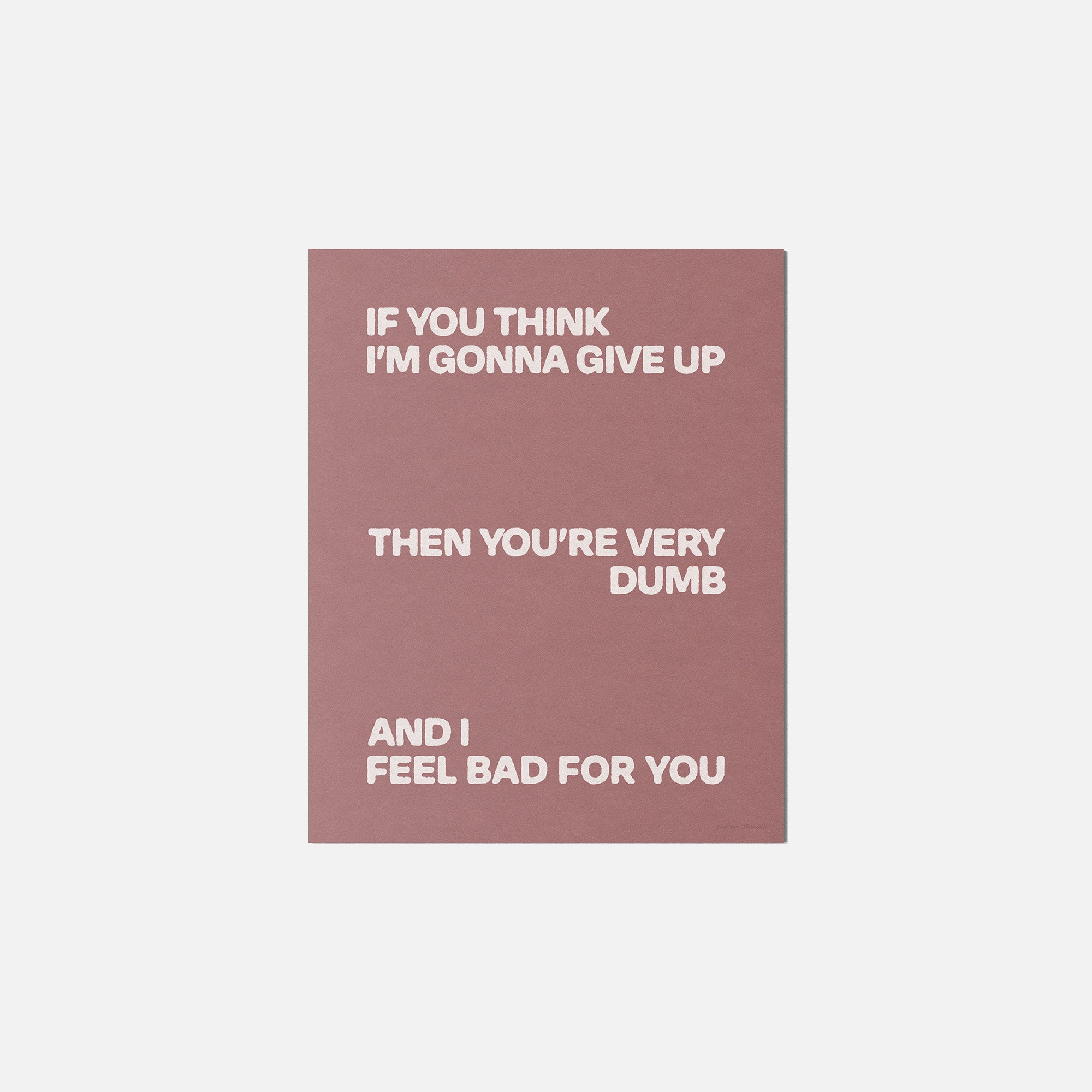 DUMB PRINT
