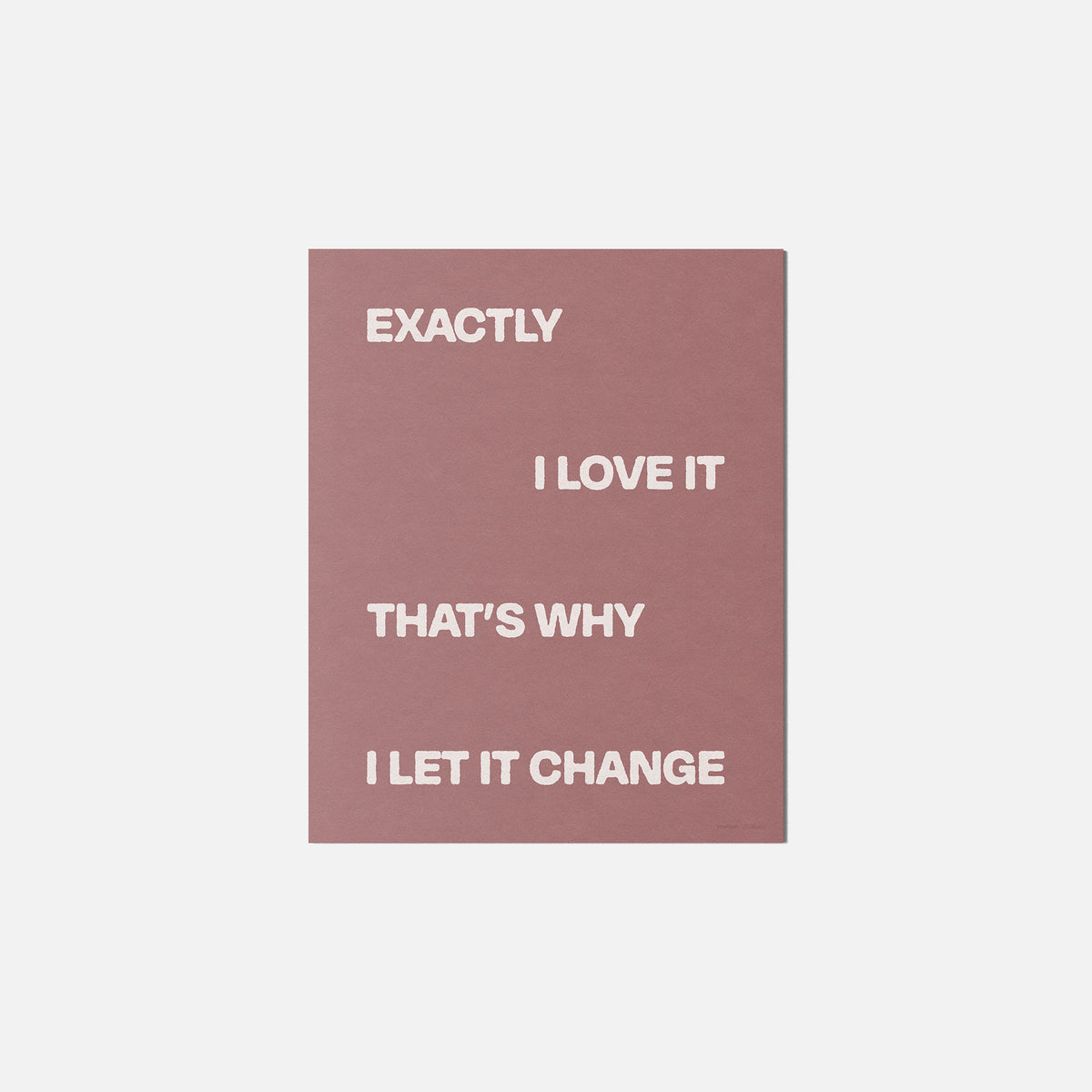 EXACTLY PRINT