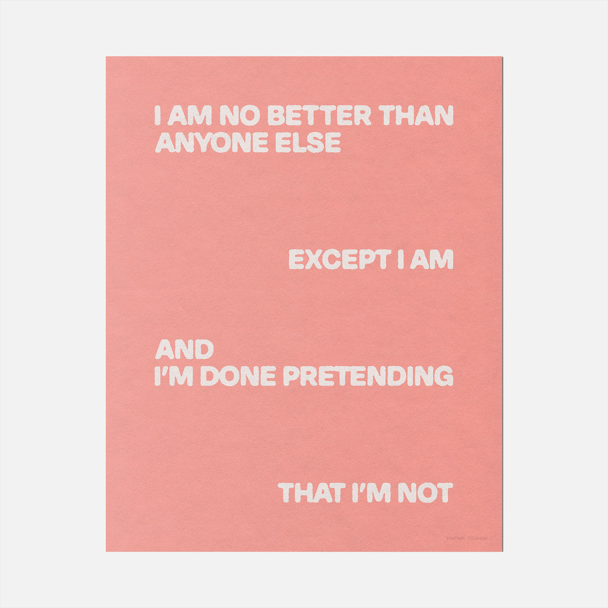 EXCEPT PRINT