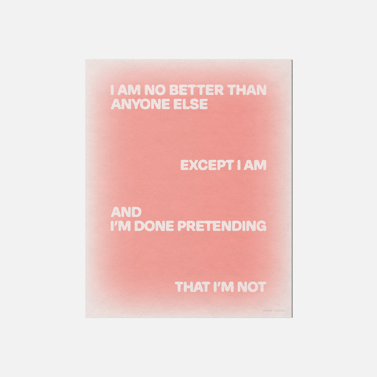 EXCEPT PRINT