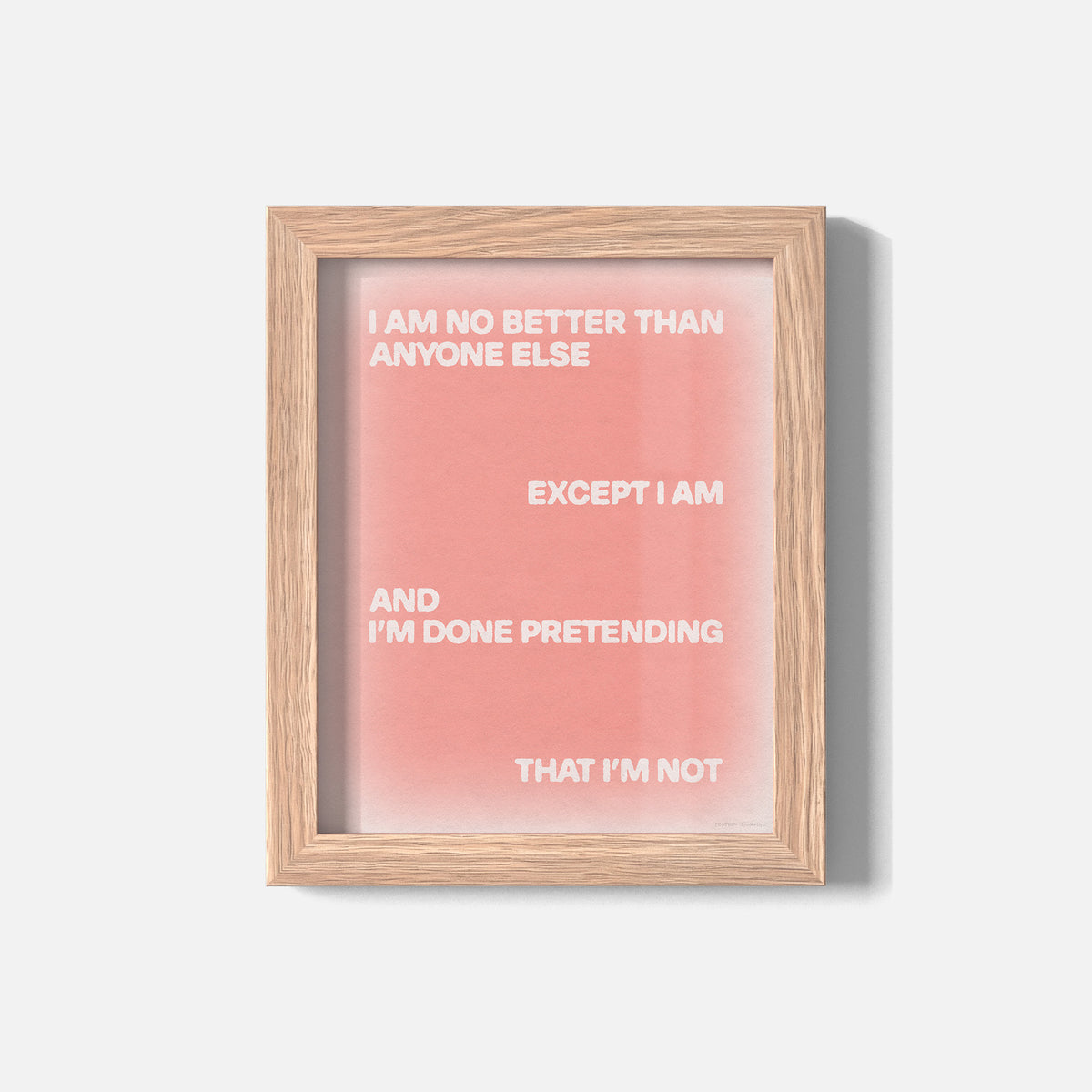 EXCEPT PRINT