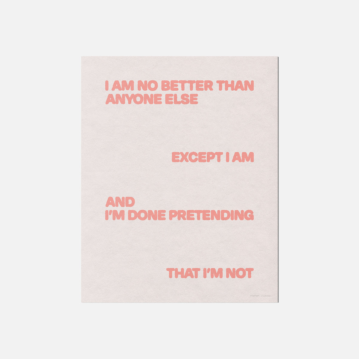 EXCEPT PRINT